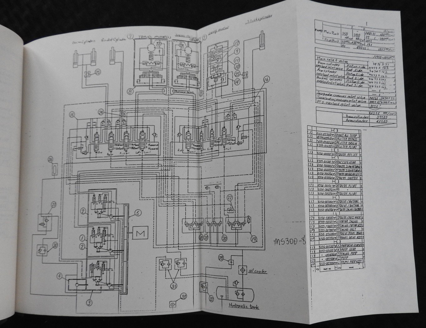1980’s Mitsubishi MS 300-8 Excavator Sales FEATURES Catalog Manual + Brochure
