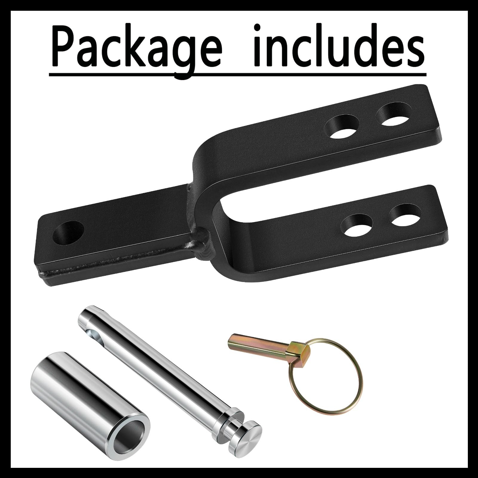 Category 1 Versatile Quick Hitch Adapter Sleeve Link Bracket Tractor Attachment