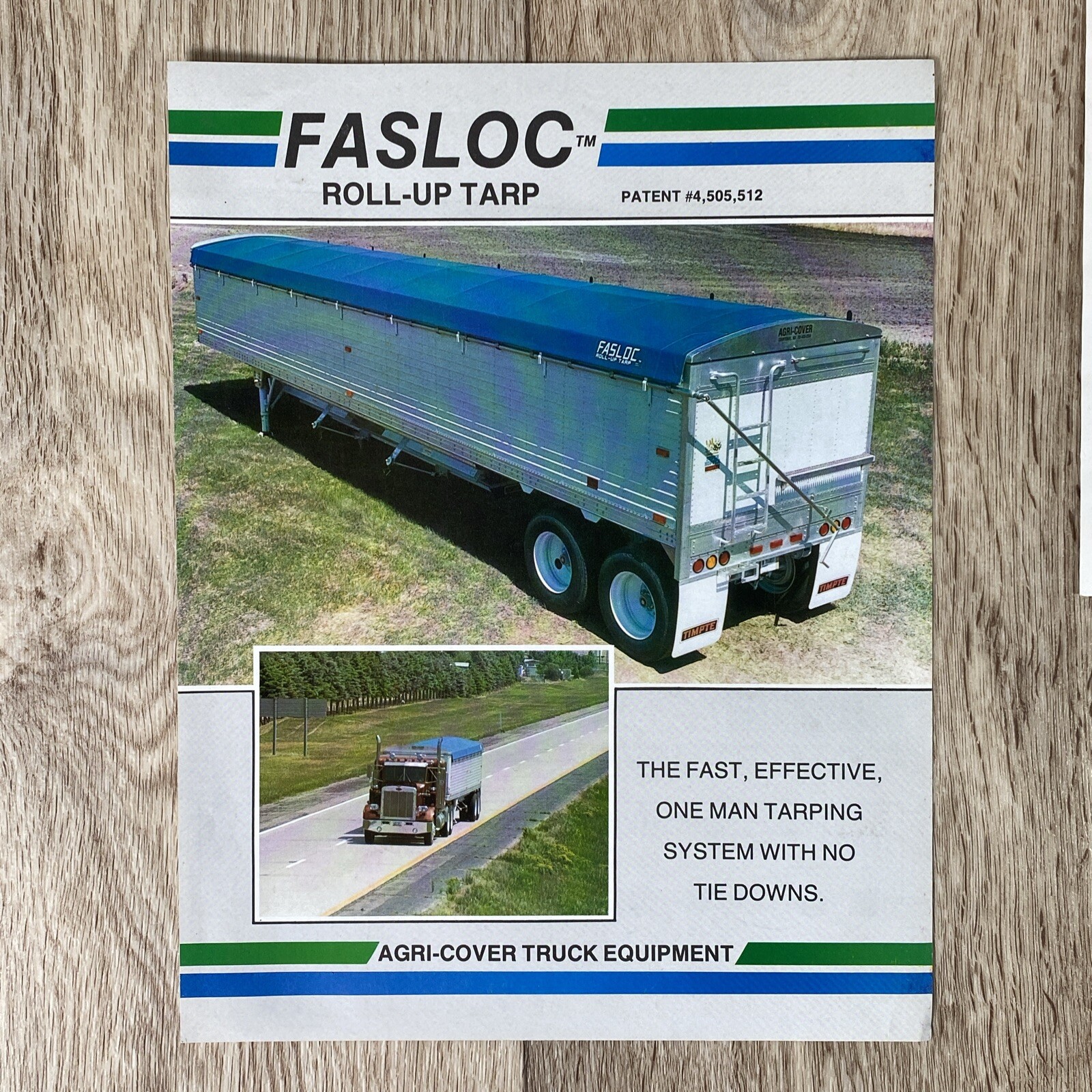 Farm Sales Brochure Lot 7 Paper Items Tarps, Auger, Trailer, Isuzu Diesel Motor