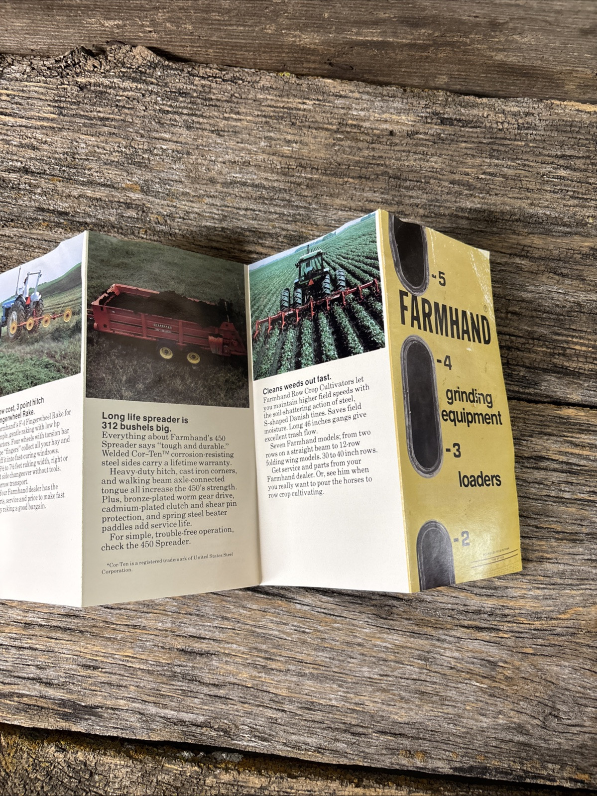 Farmhand Salesman Pocket Brochure Loaders Grinding Equipment Spreader Hay Tools