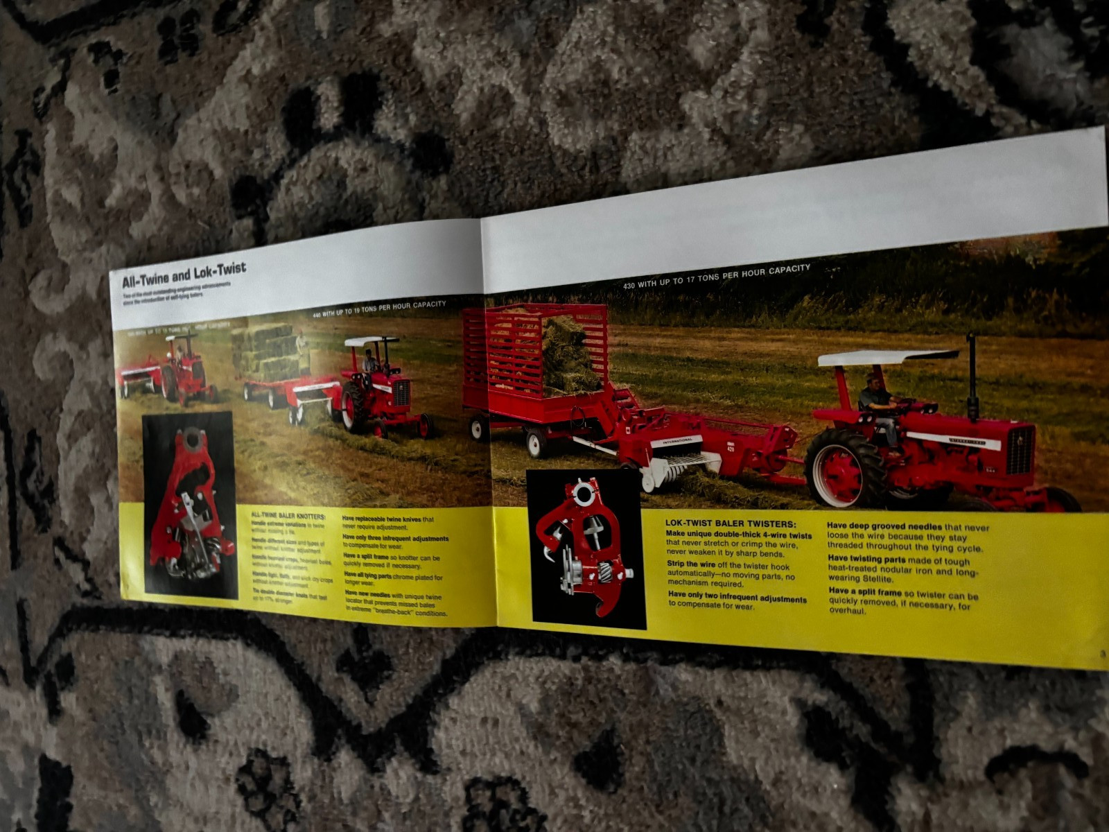 International Harvester 420 430 440 Baler For 1971 Brochure DCPA26