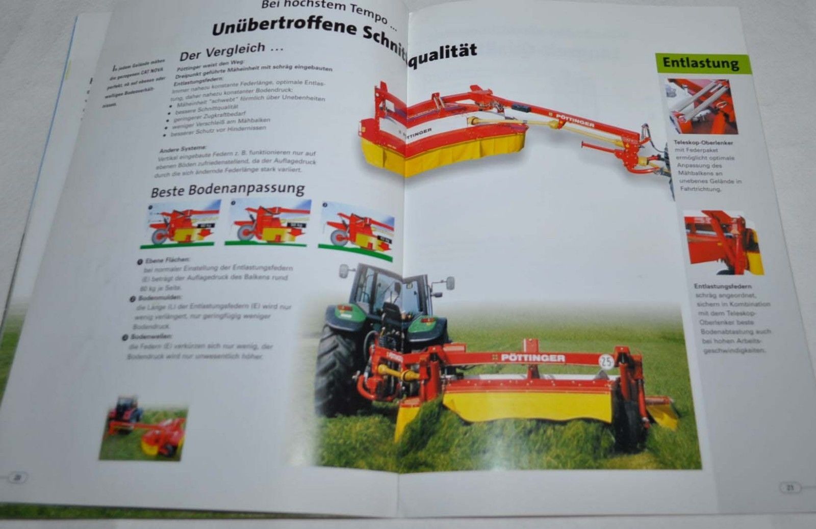 Pottinger NovoCat EuroCat Landmaschinen Traktor Tractor Brochure Prospekt