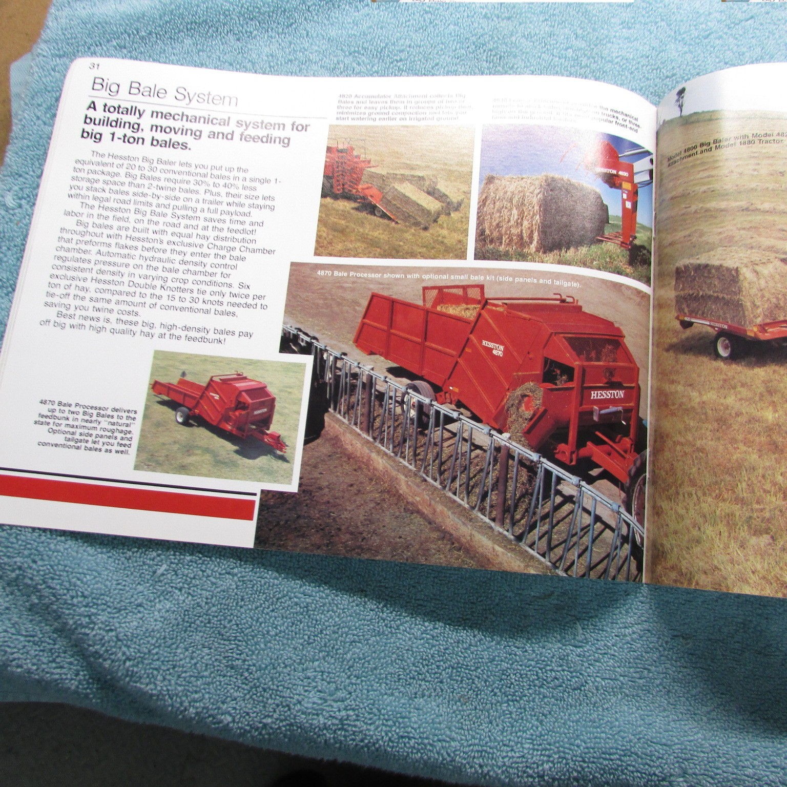 Hesston Farm Equipment Brochure / Catalog Prime Line