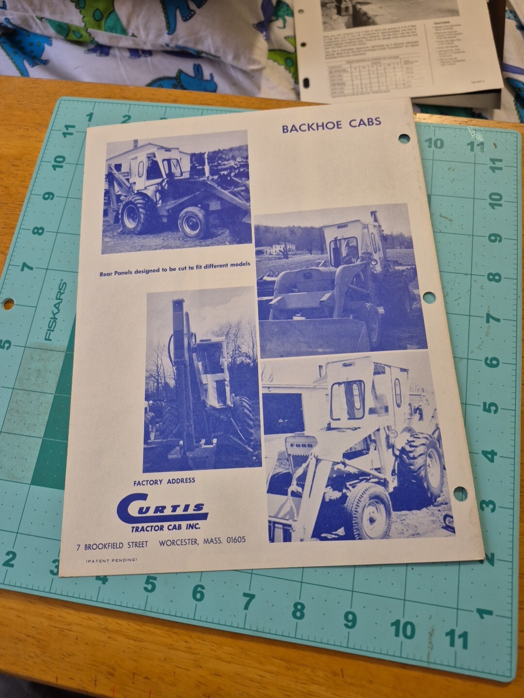 1970’s? Curtis Cabs Brochure Universal Tractor Cabs Gravely Case Cub Cadet Etc