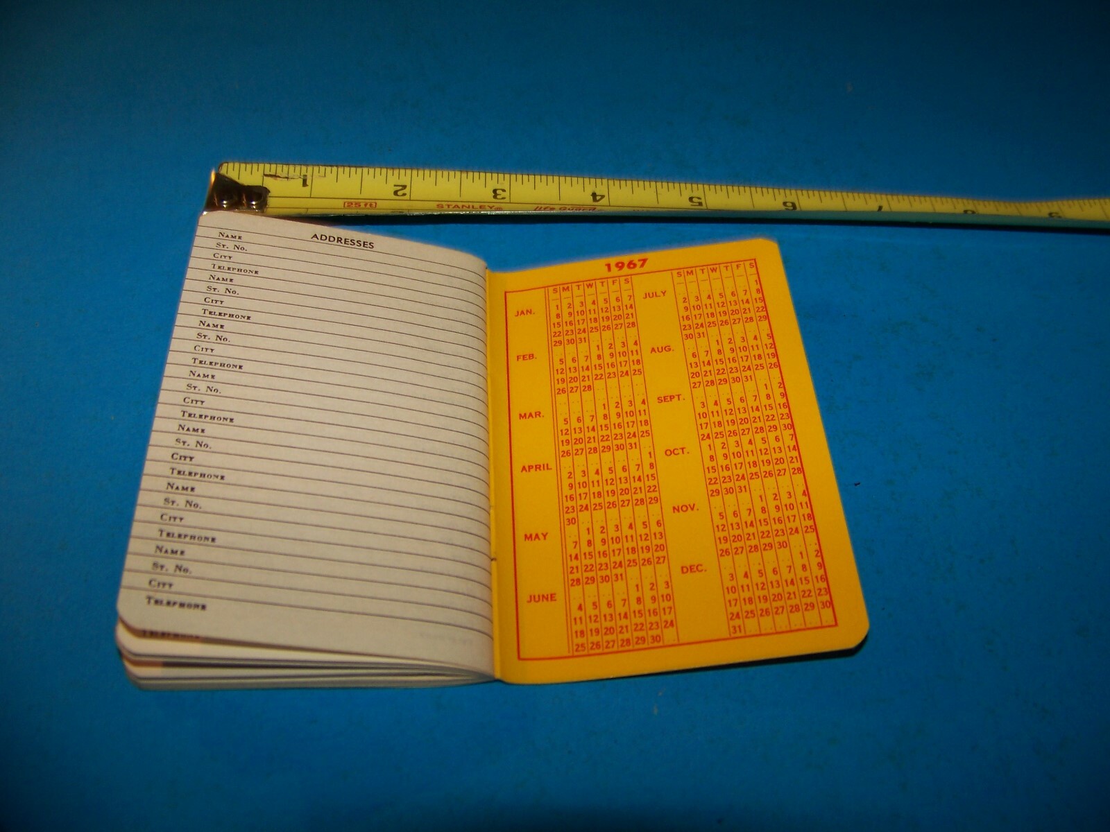 Niagara Brand Farmers “Daily Reminder” Memo Booklet Vintage 1966