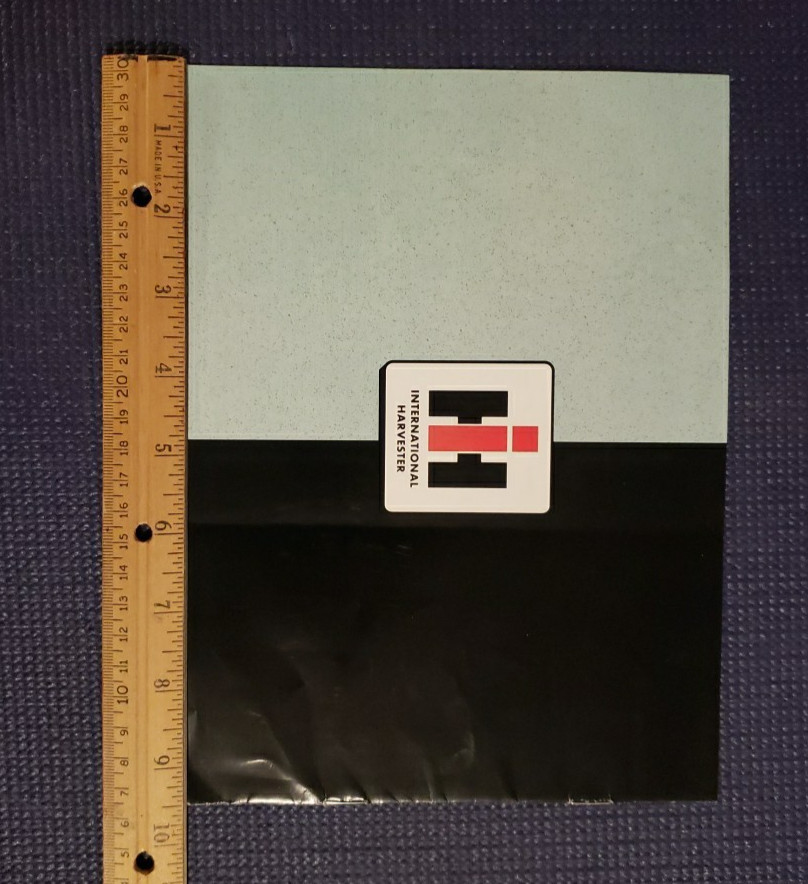 International Harvester Farmall MD & McCormick 31 Loader Catalog Brochure COLOR
