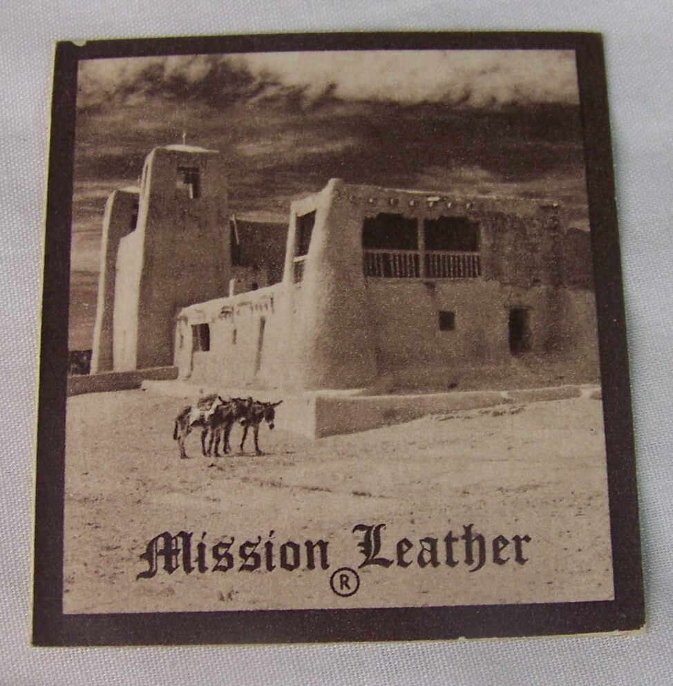 c1930 VINTAGE BROWN & BIGELOW MISSION LEATHER APPAREL ADVERTISING BROCHURE
