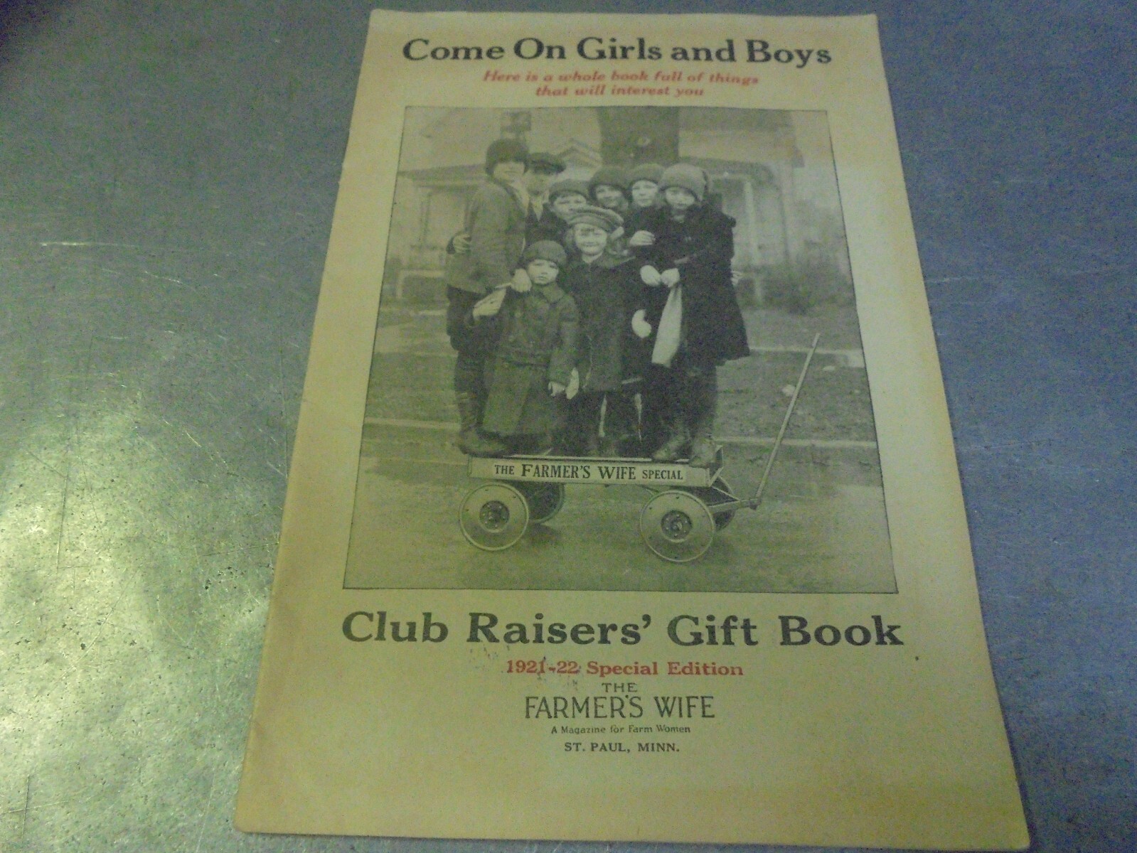 Vintage 1921-22 The Farmer’s Wife Club Raisers’ Gift Book