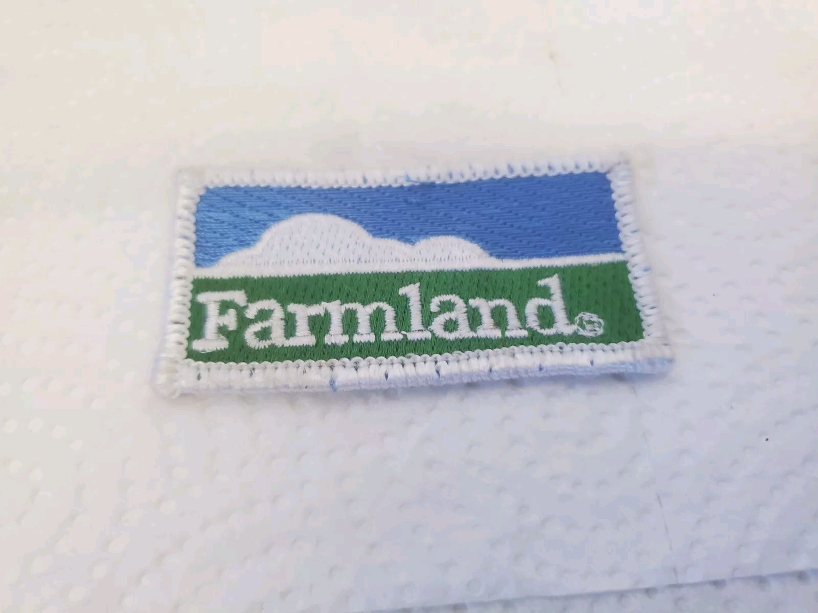2-1/2″ X 1-1/4″ Cloth Patch Farmland Meat Packinghouse Farm Supplies