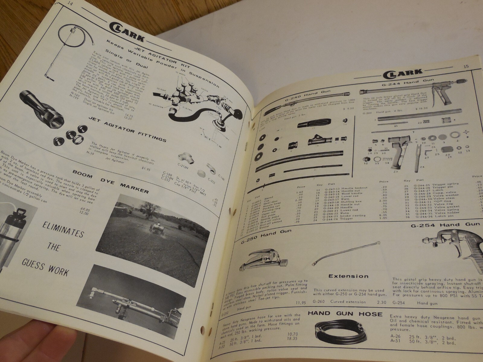 X11 TeeJet Farming Vintage Catalog 38 Farm, Agriculture Spray Nozzles Manual