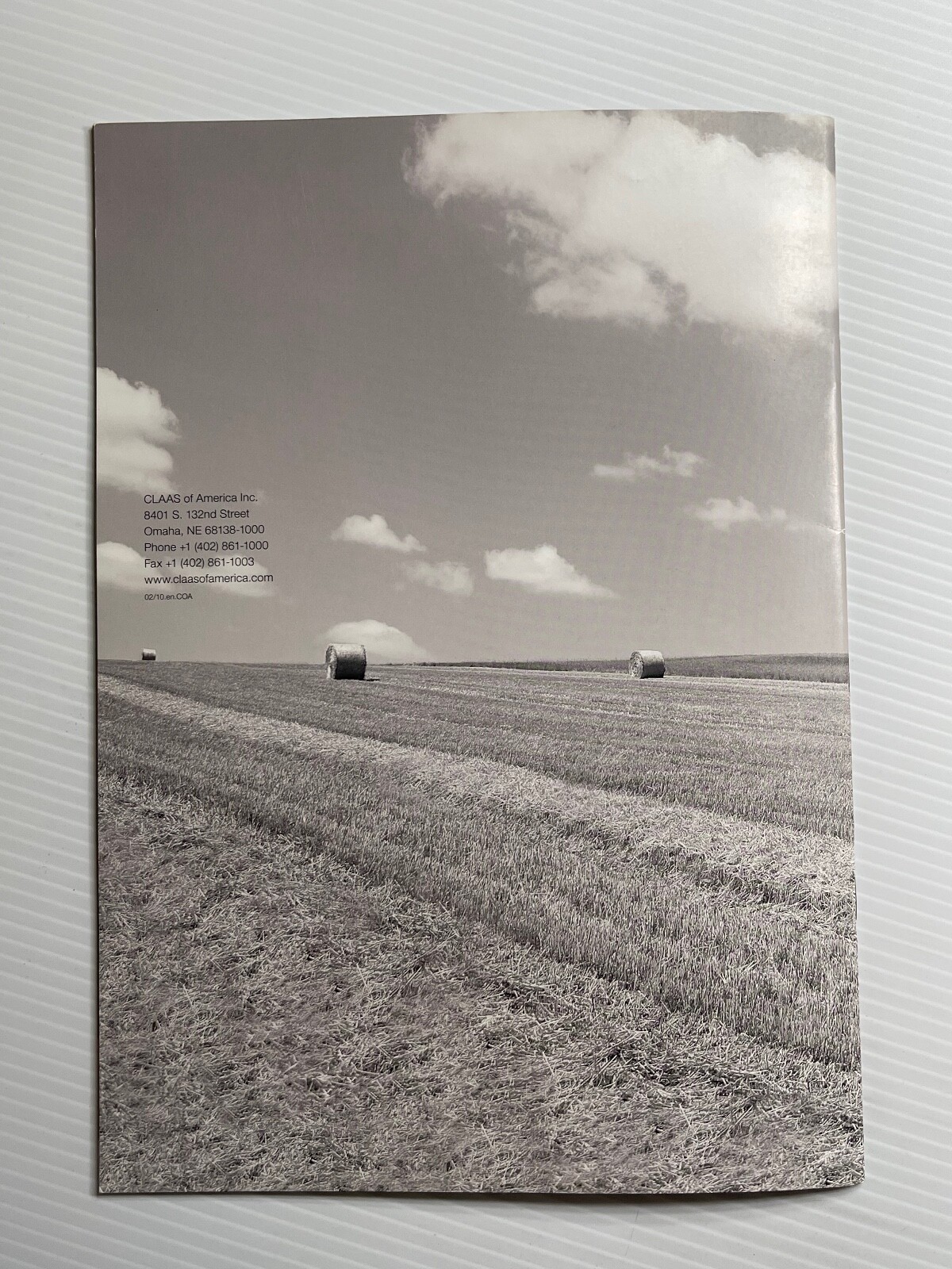CLAAS Variant 380 / 360 RC Balers Sales Brochure *2010* (Showroom Sales Book)