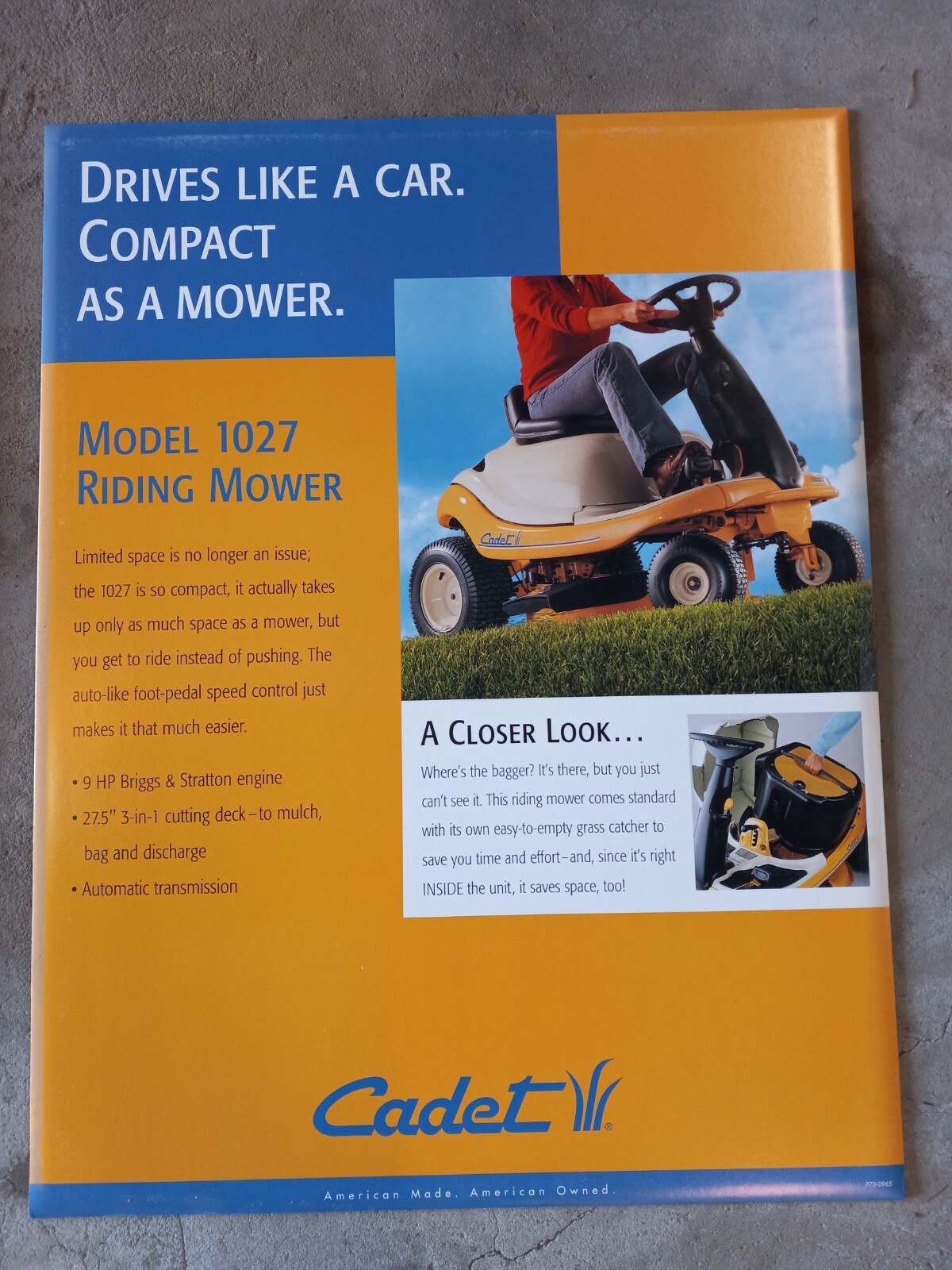 Cub Cadet The Big Event Banner and Cub Cadet Spec Posters