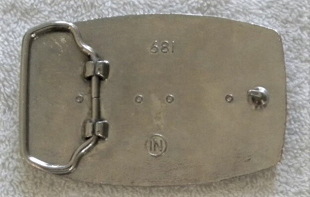 Vintage Wil-Rich Farm Machinery & Equipment WR Belt Buckle
