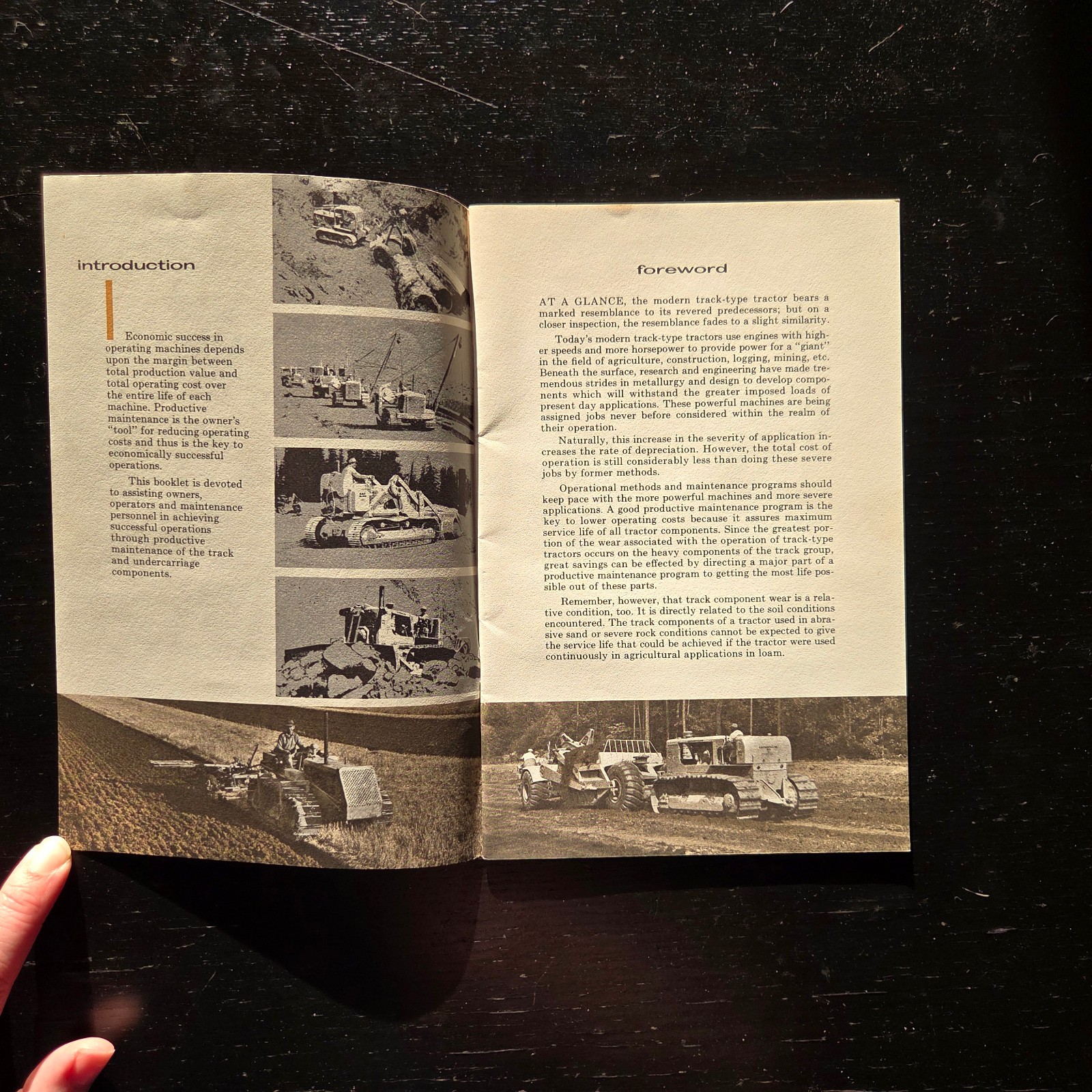1950’s “EXTENDING TRACK SERVICE LIFE” CATERPILLAR BROCHURE BOOKLET H.O. PENN CO.