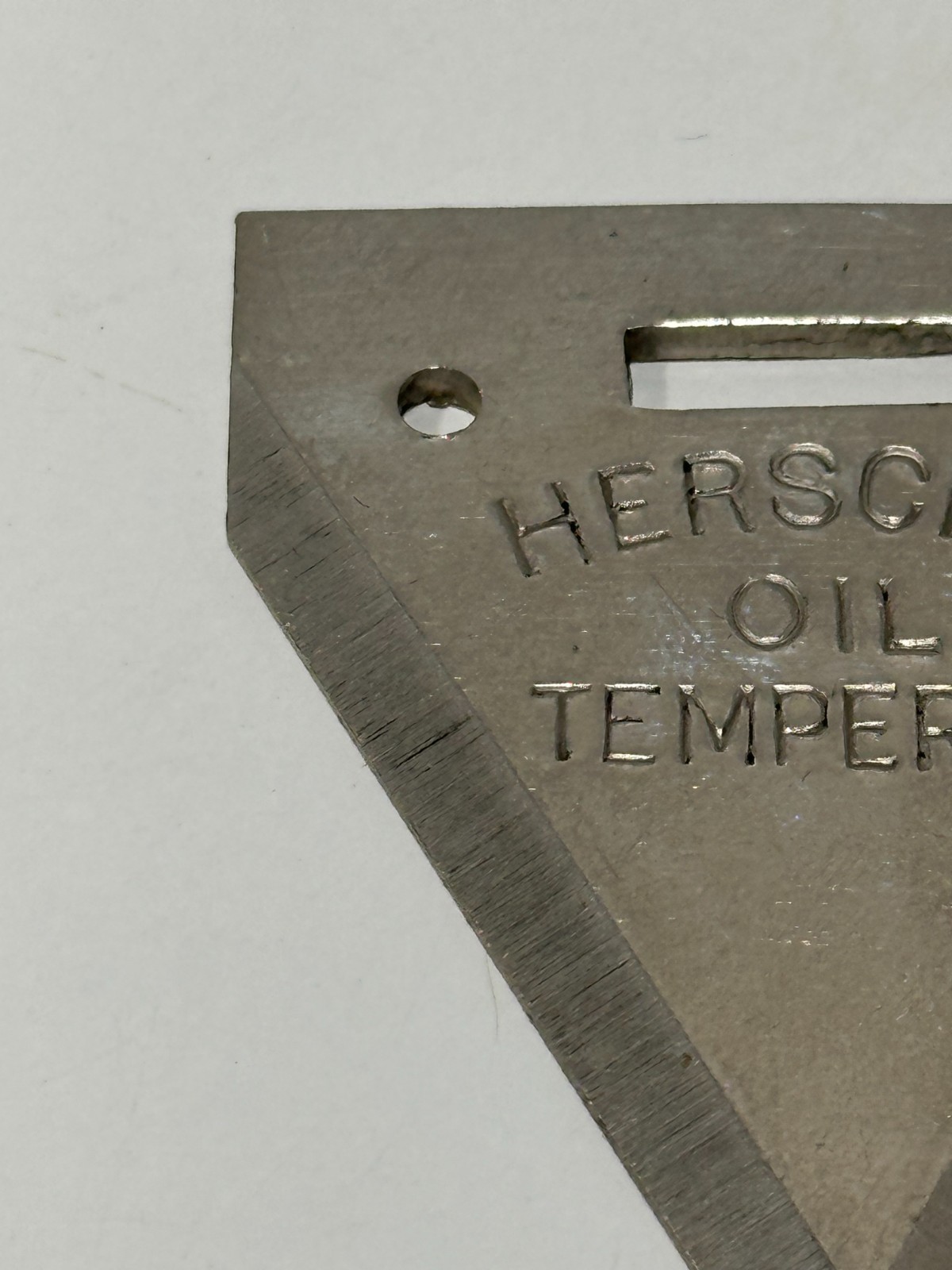 Vtg 1960’s Advertising Key Fob Herschel Oil Tempered Sickle mower collectible