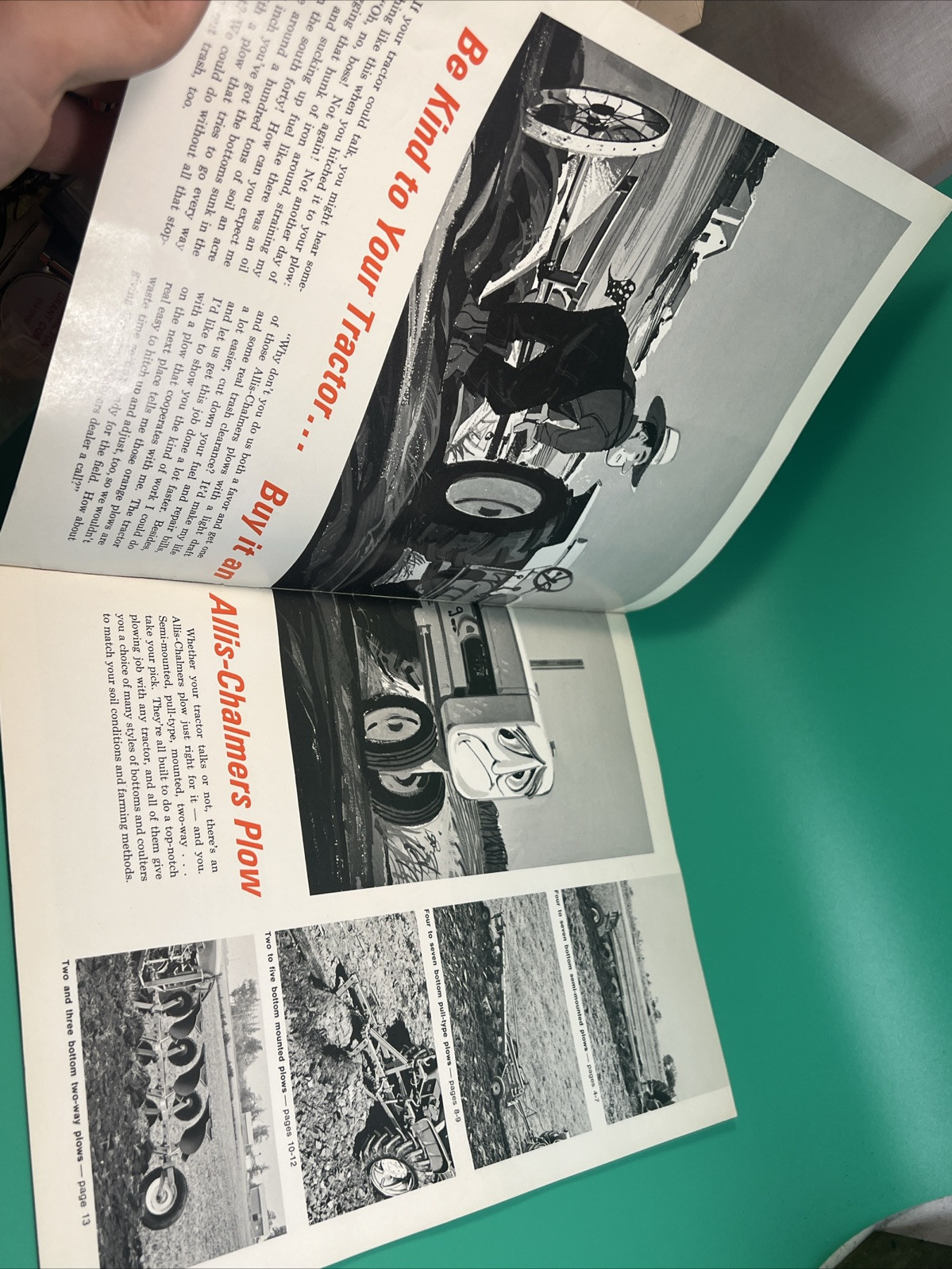 Allis Chalmers Moldboard Plows For 1967 Brochure AMIL21