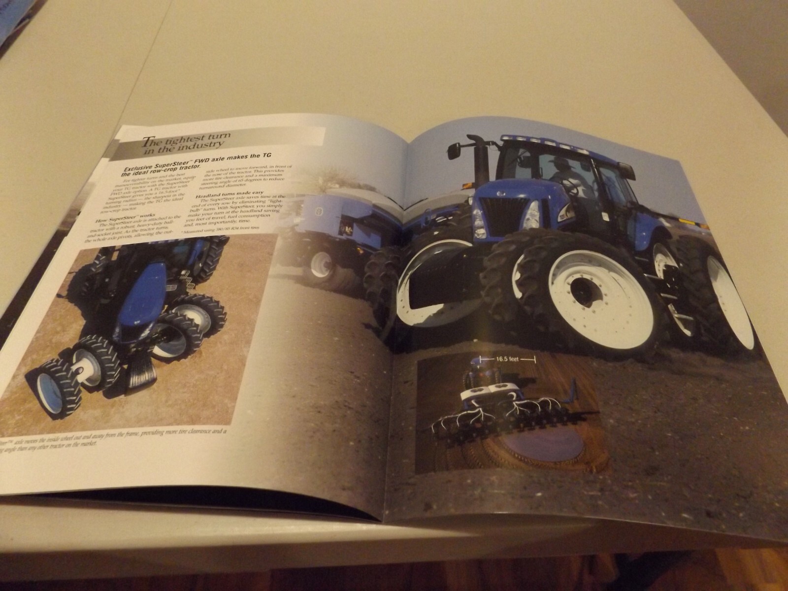 NEW HOLLAND TG TRACTORS 170 to 240 PTO hp, LIT # NH1140206 050335-2003