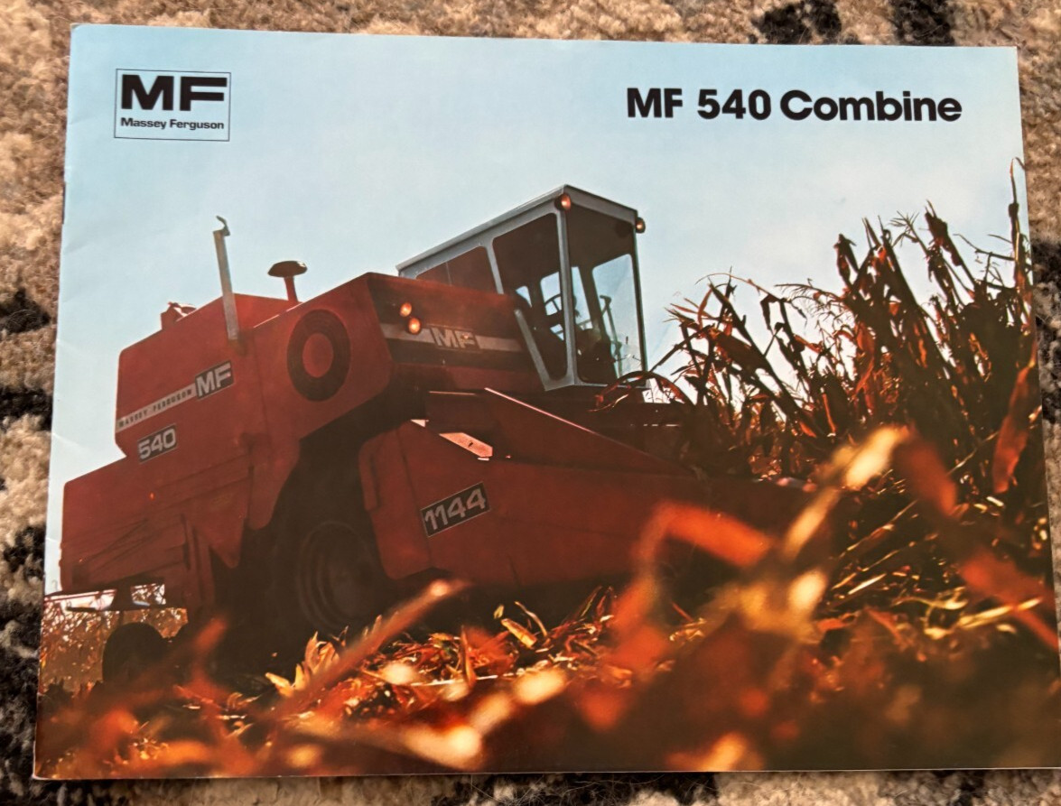 Massey Ferguson 540 Combine Brochure FCCA