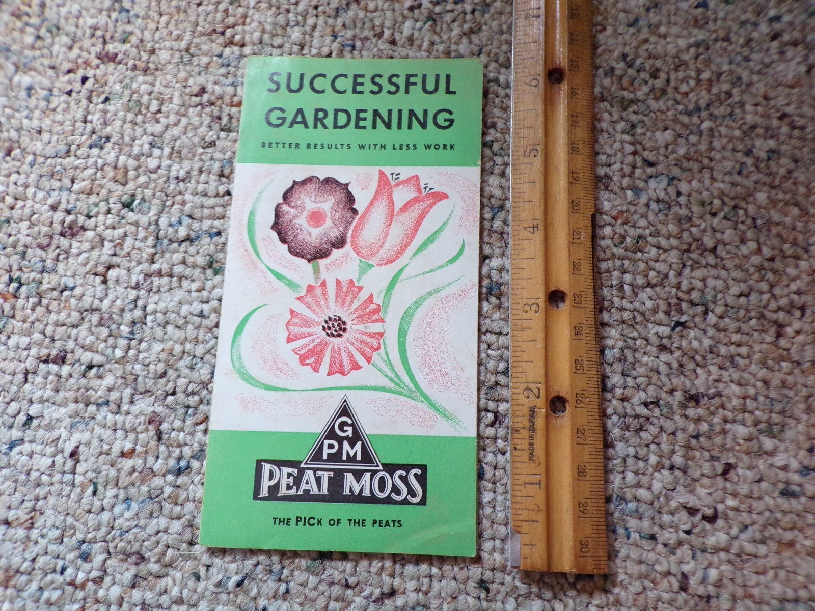 1939 Successful Gardening GPM Peat Moss Vntg Brochure Atkins & Durbrow New York