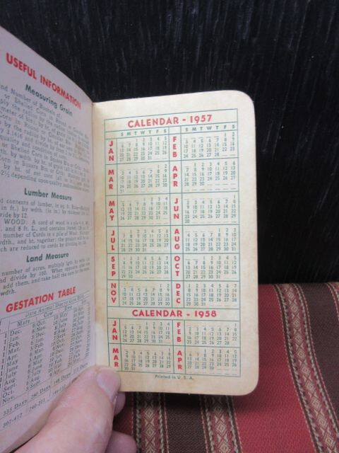 Vintage Armour’s Fertilizer / Vertagreen Memo Book from 1957  