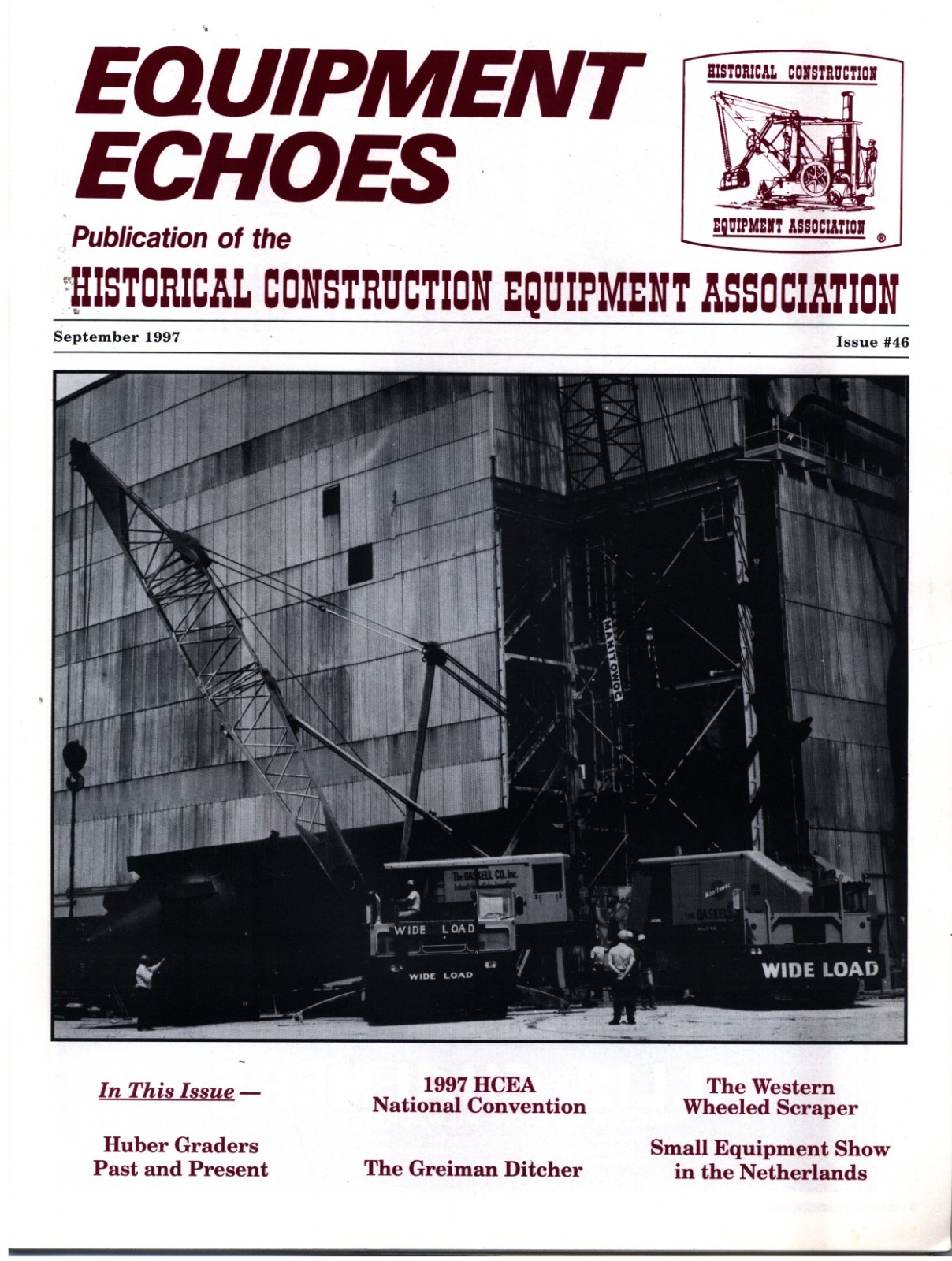 HCEA 1997 National Convention Ankeny Iowa – Sept 1997 Equipment Echoes Issue 46