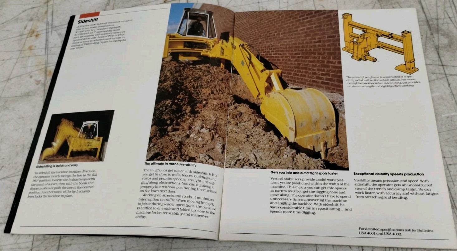 1981 JCB 1000 Series Sales Brochure – 4026 100.000 May 1981
