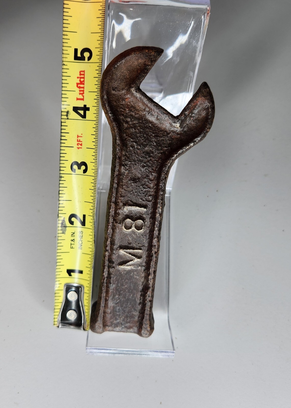 Vintage MOLINE PLOW Co. # M81 Pitman Wrench FARM IMPLEMENT TOOL WRENCH Small 5″