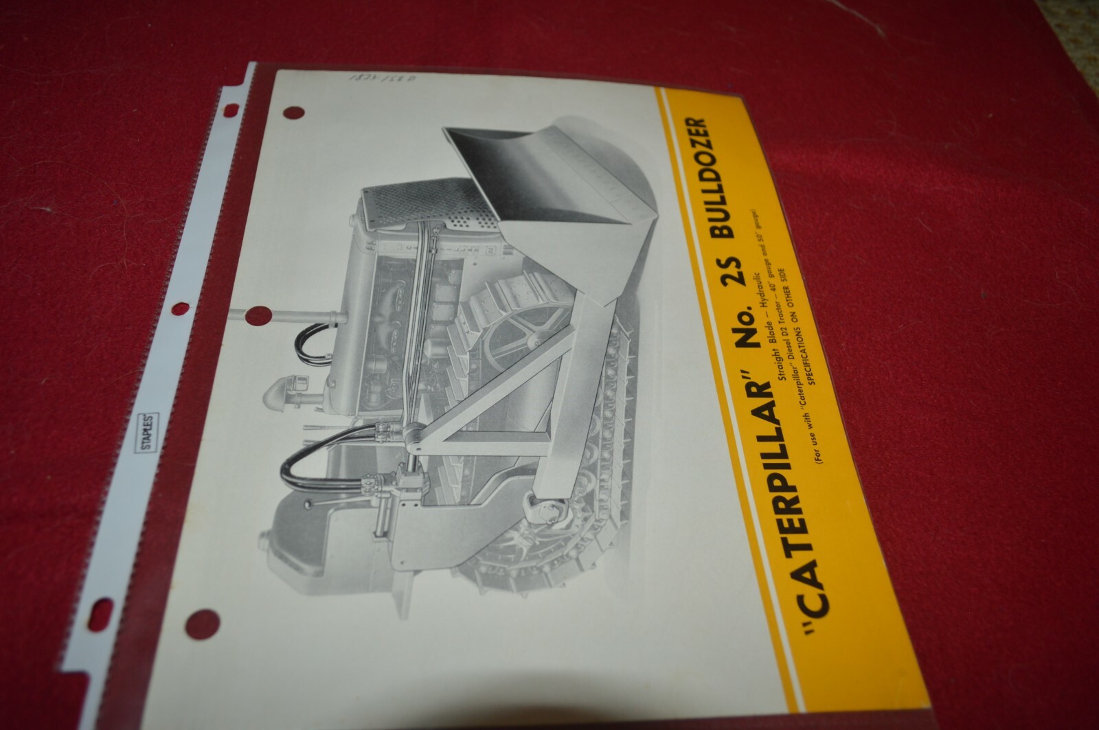 Caterpillar 2S Bulldozers For 1949 Dealer’s Brochure AMIL16
