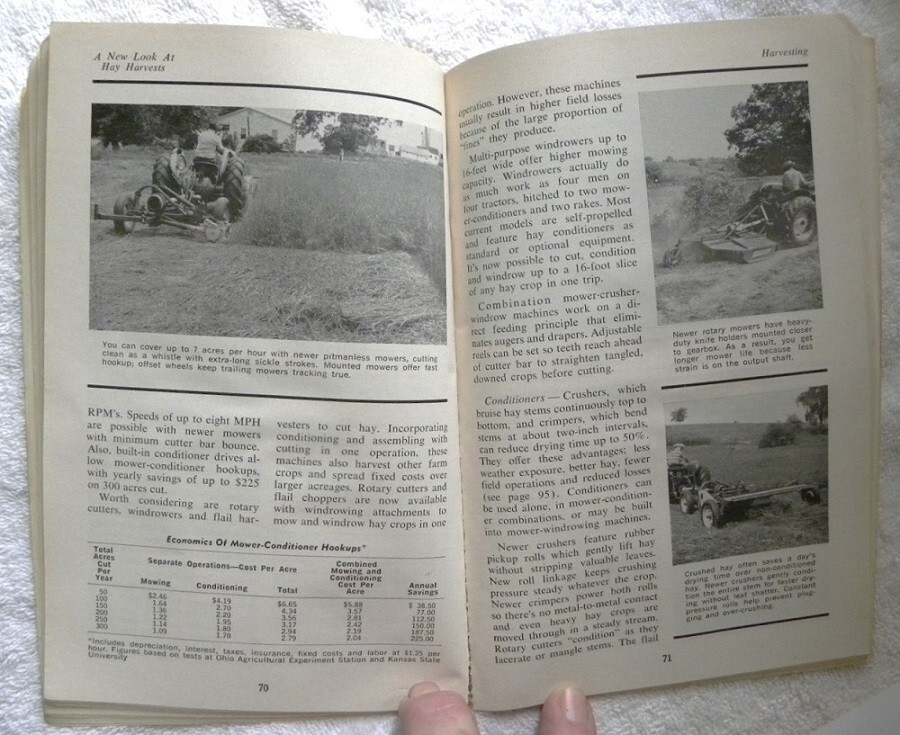 1967 New Holland Hay Makers for Beef, Dairy, Sheep, 127 page NH Handbook