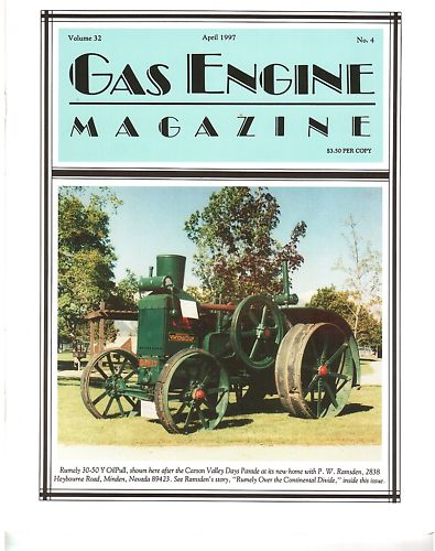 Gleason Bailey & Sciple, Rumsey Engine, Rumely tractor