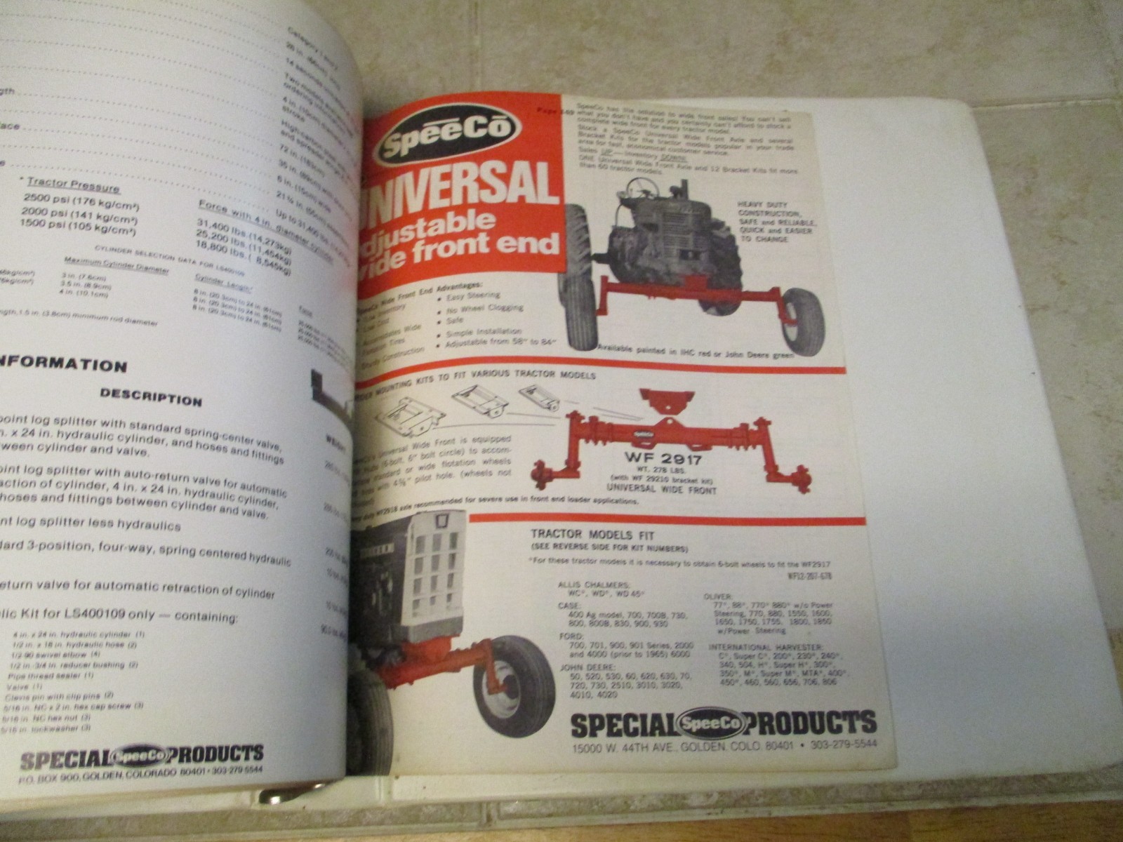 VtG Farm Supply Catalog Bailey Distributing Tractor Implements Hay Brochures