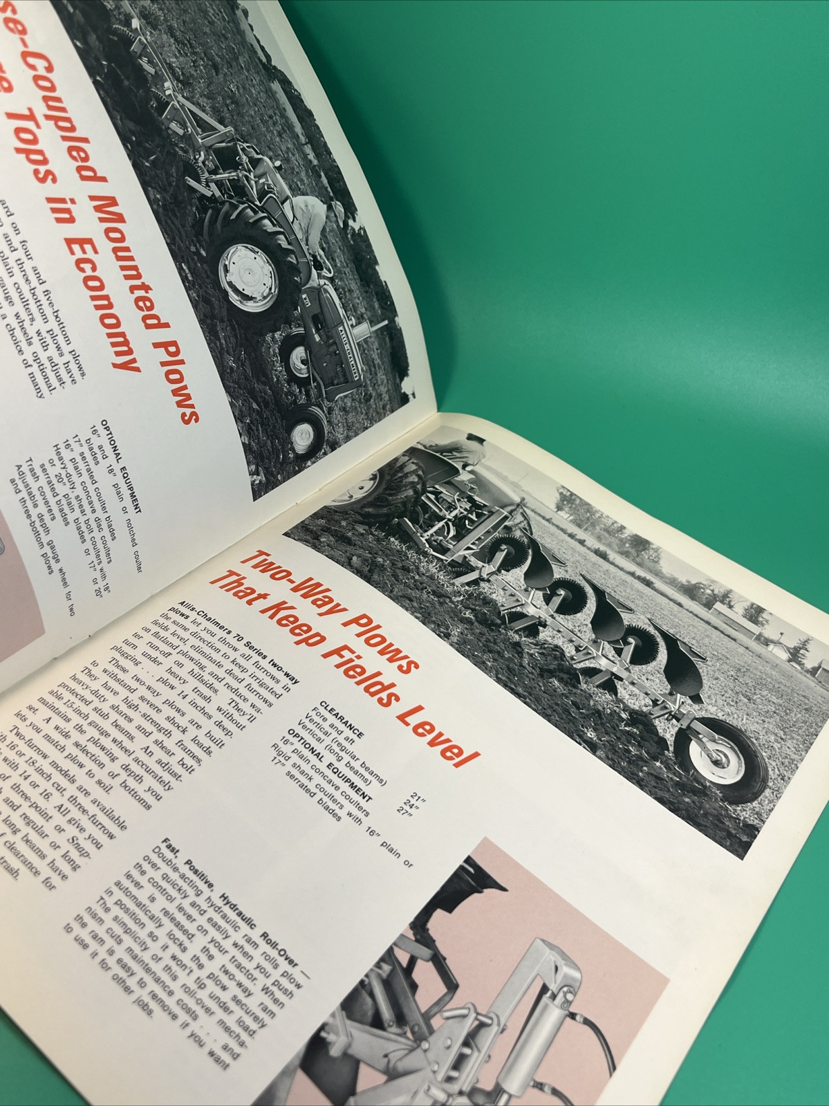 Allis Chalmers Moldboard Plows For 1967 Brochure AMIL21