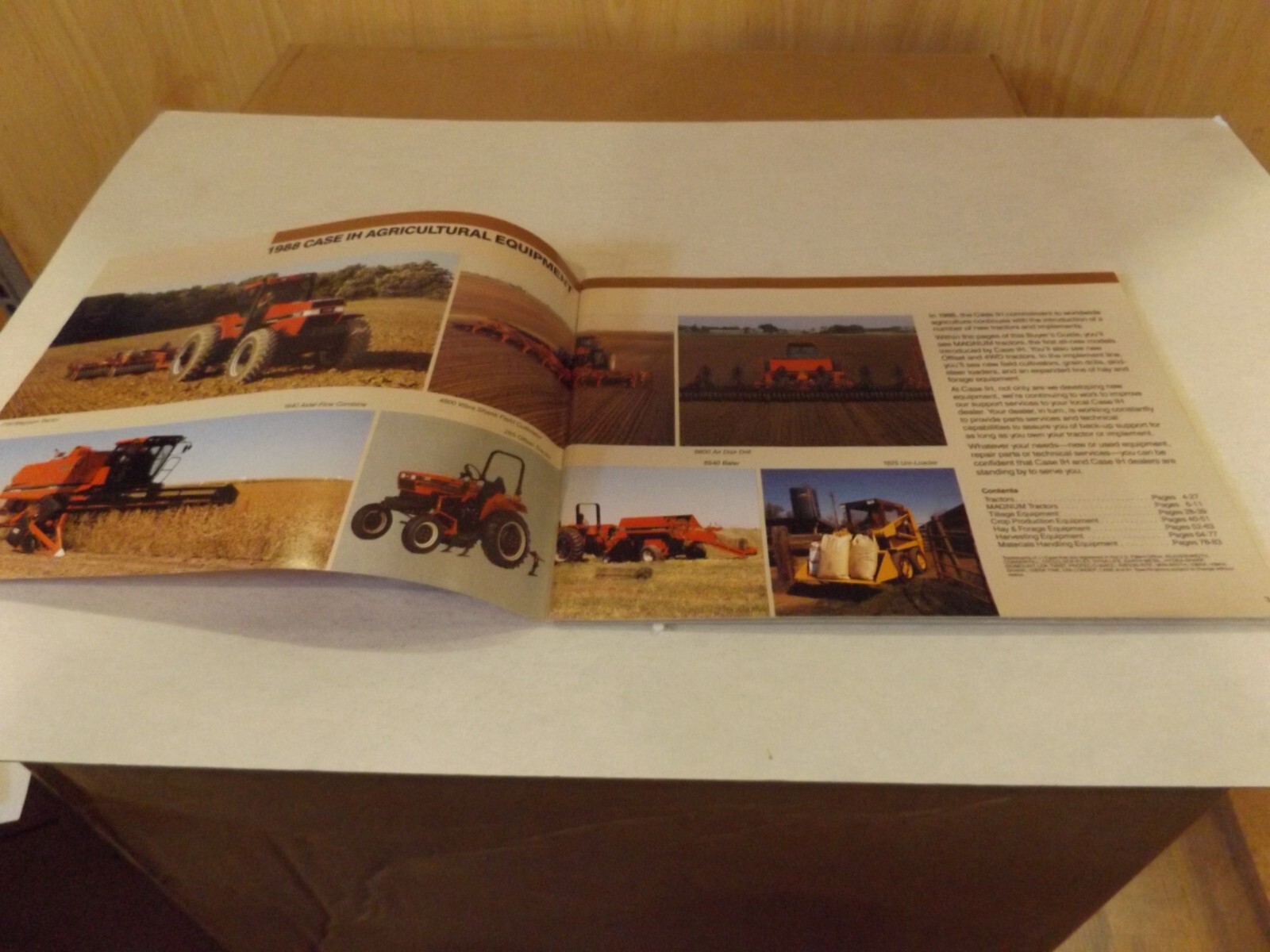 1988 CASE-IH FARM EQUIPMENT BUYER’S GUIDE , LIT # AD-60099-D