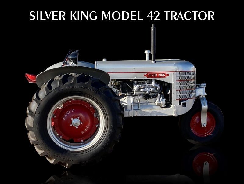 Silver King Model 42 Tractor NEW METAL SIGN: 9×12″ Ships Free