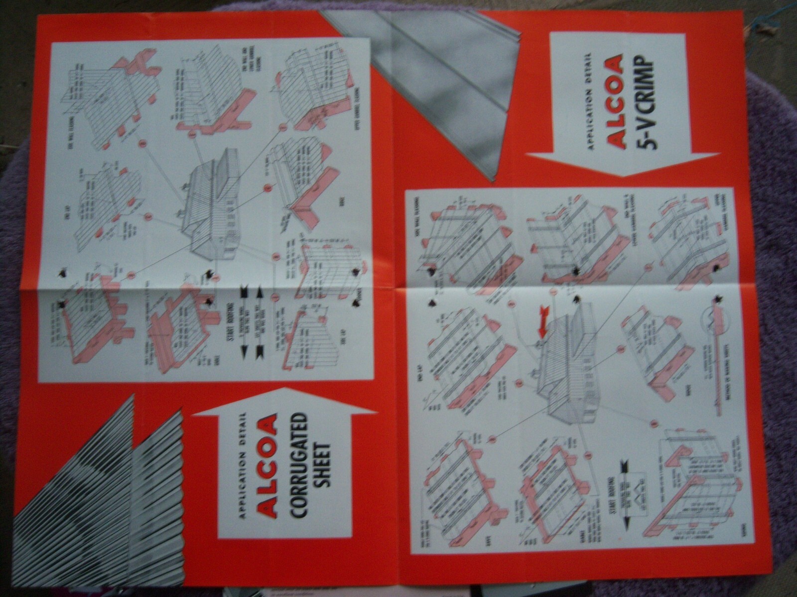 ALCOA FARM ROOFING SHEET BROCHURE Aluminum Company of America 1949