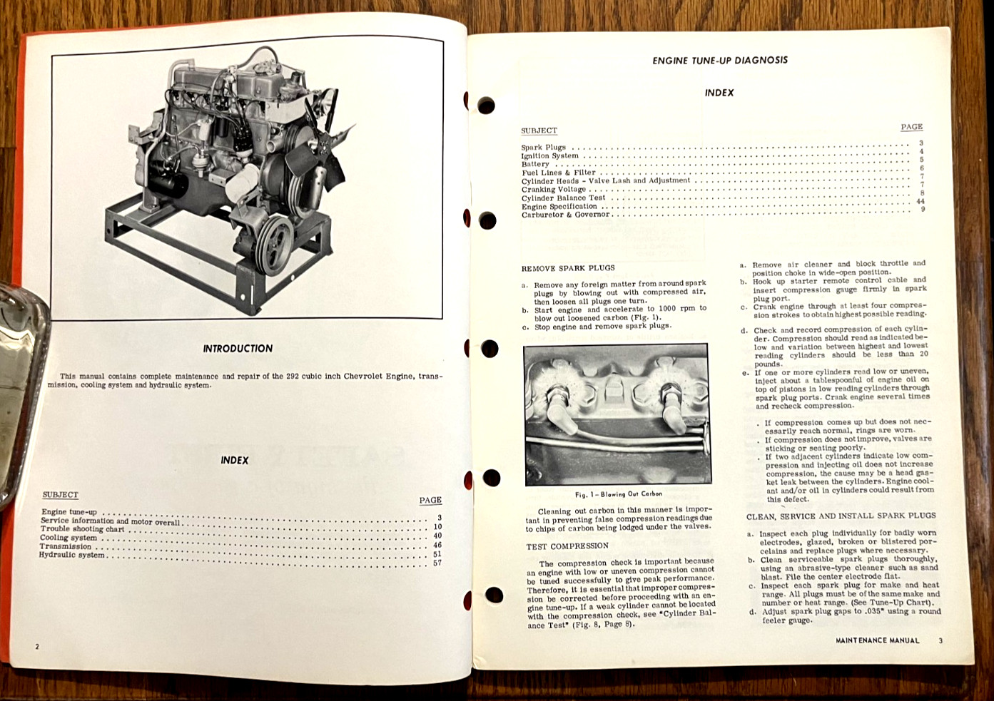 New Idea Uni-System 701 & 702 1966 maintenance manual engine Trans Hydraulics
