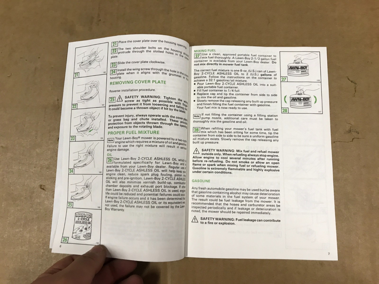 Vintage Lawn-Boy S-Series 21″ Push Flywheel Brake System – Operator’s Manual