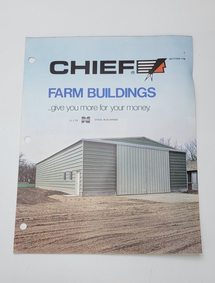 Chief Metal Farm Buildings Vintage Brochure