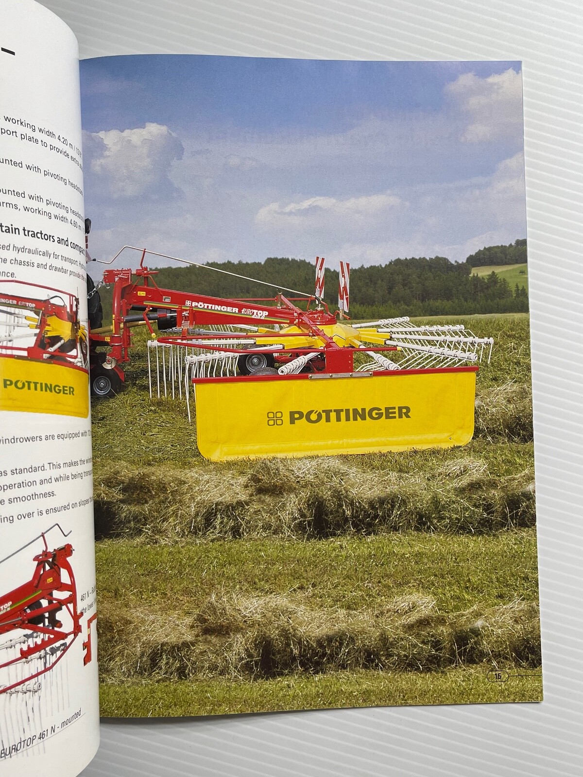Pottinger Rotary Windrowers Sales Brochure *2010s* (Showroom Sales Book)
