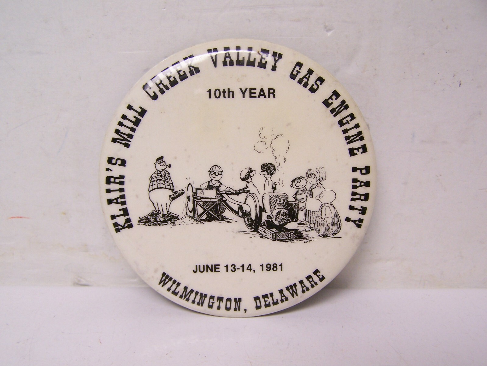1977 78 81 KLAIR’S MILL CENTER VALLEY HIT MISS ENGINE PARTY WILMINGTON DEL PINS
