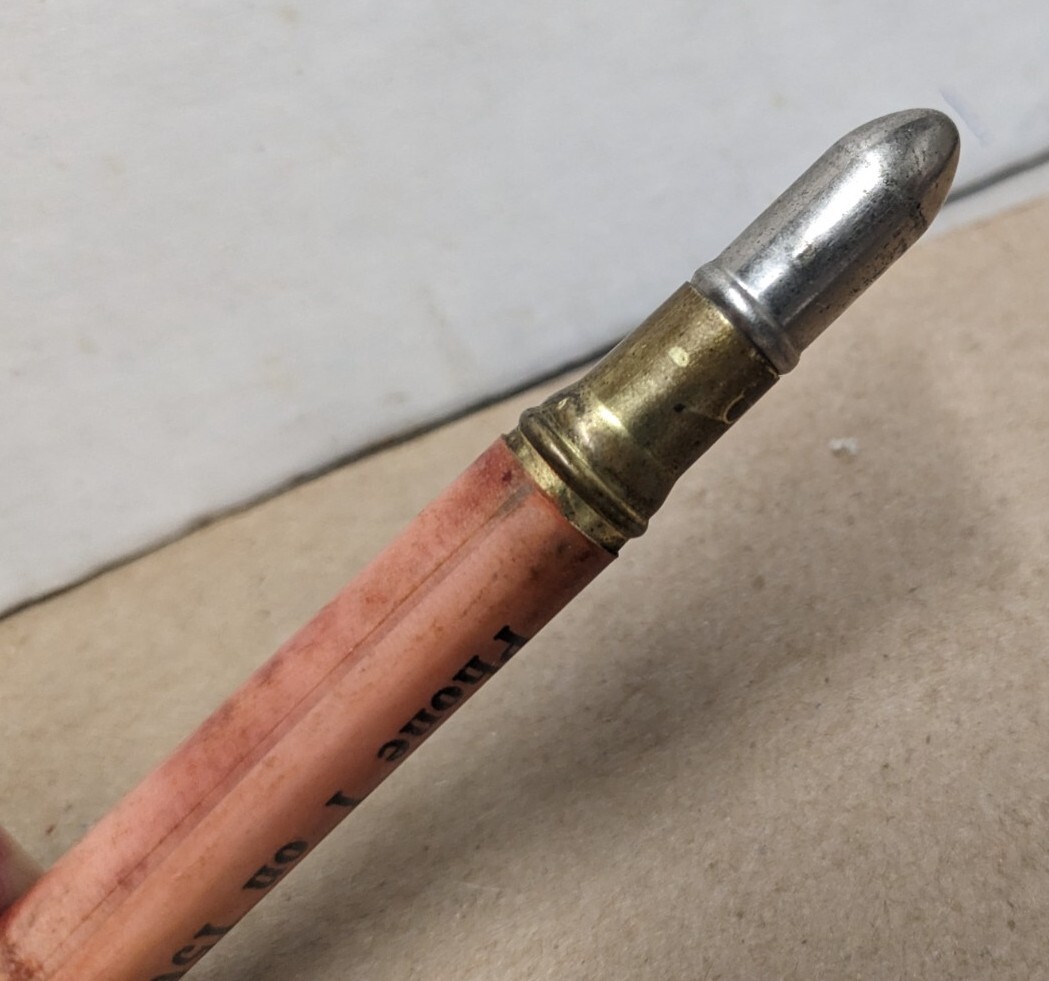 Vintage Herb’s Hog Market Phone 1 Elkhorn Iowa Ia Bullet Pencil