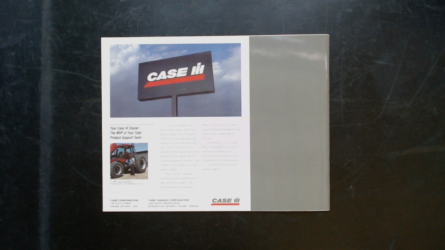 Case IH 1995 Buyer’s Guide Agriculture Brochure Vintage Farming Tractor