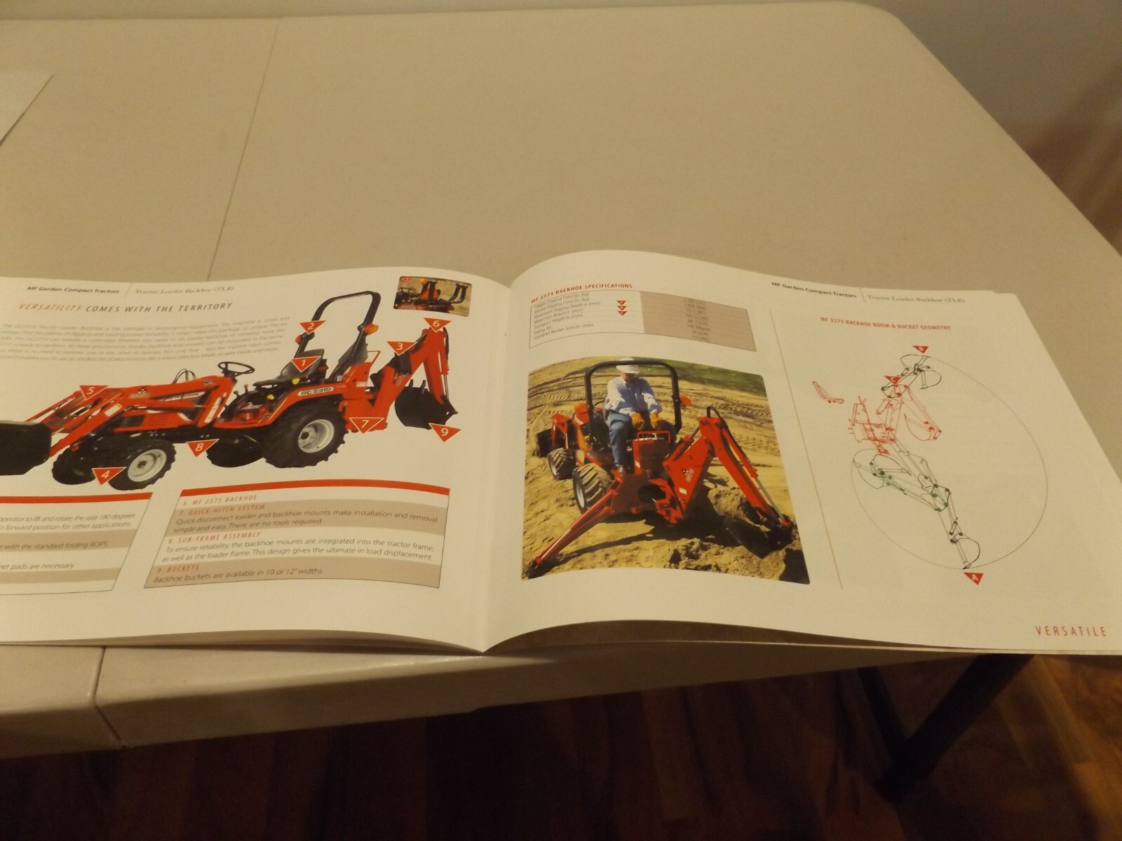 MASSEY FERGUSON GARDEN COMPACT TRACTORS 22.5 ENGINE HP, LIT # MF04268