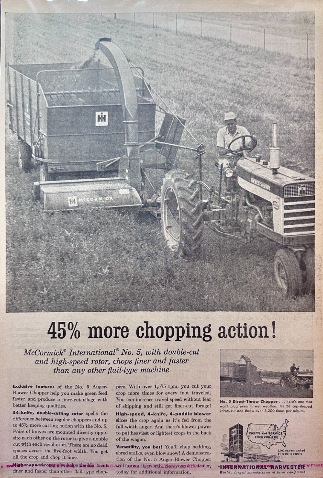 Lot of (6) McCormick International Farm Equipment Ad Early 60’s #5090 set