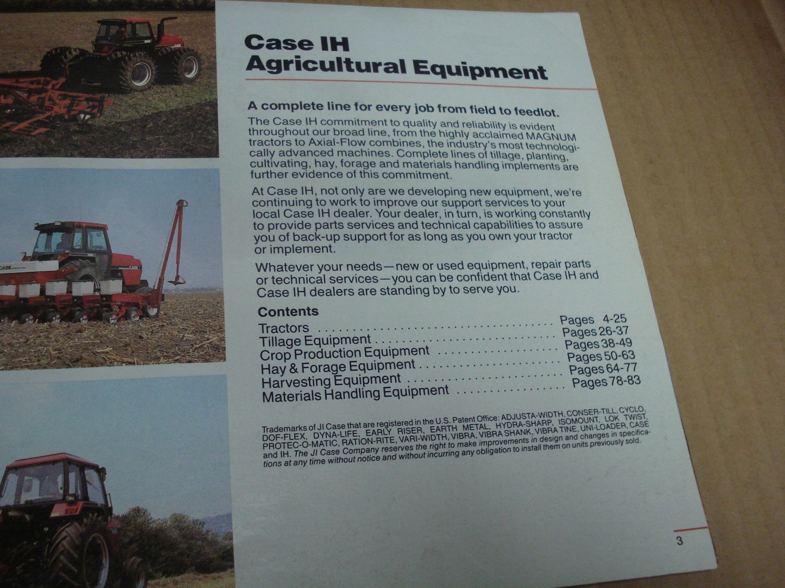 1989 Case International Agricultural Equipment Buyer’s Guide