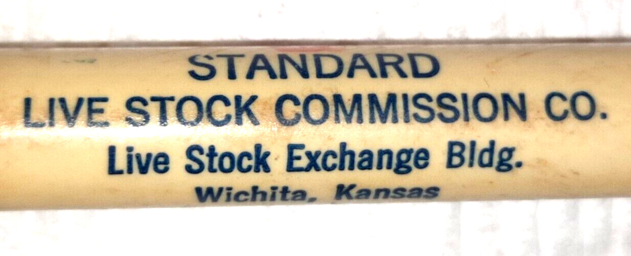 “VICTORY*Standard Live Stock Commission Co*Wichita, Kansas” Bullet Pencil