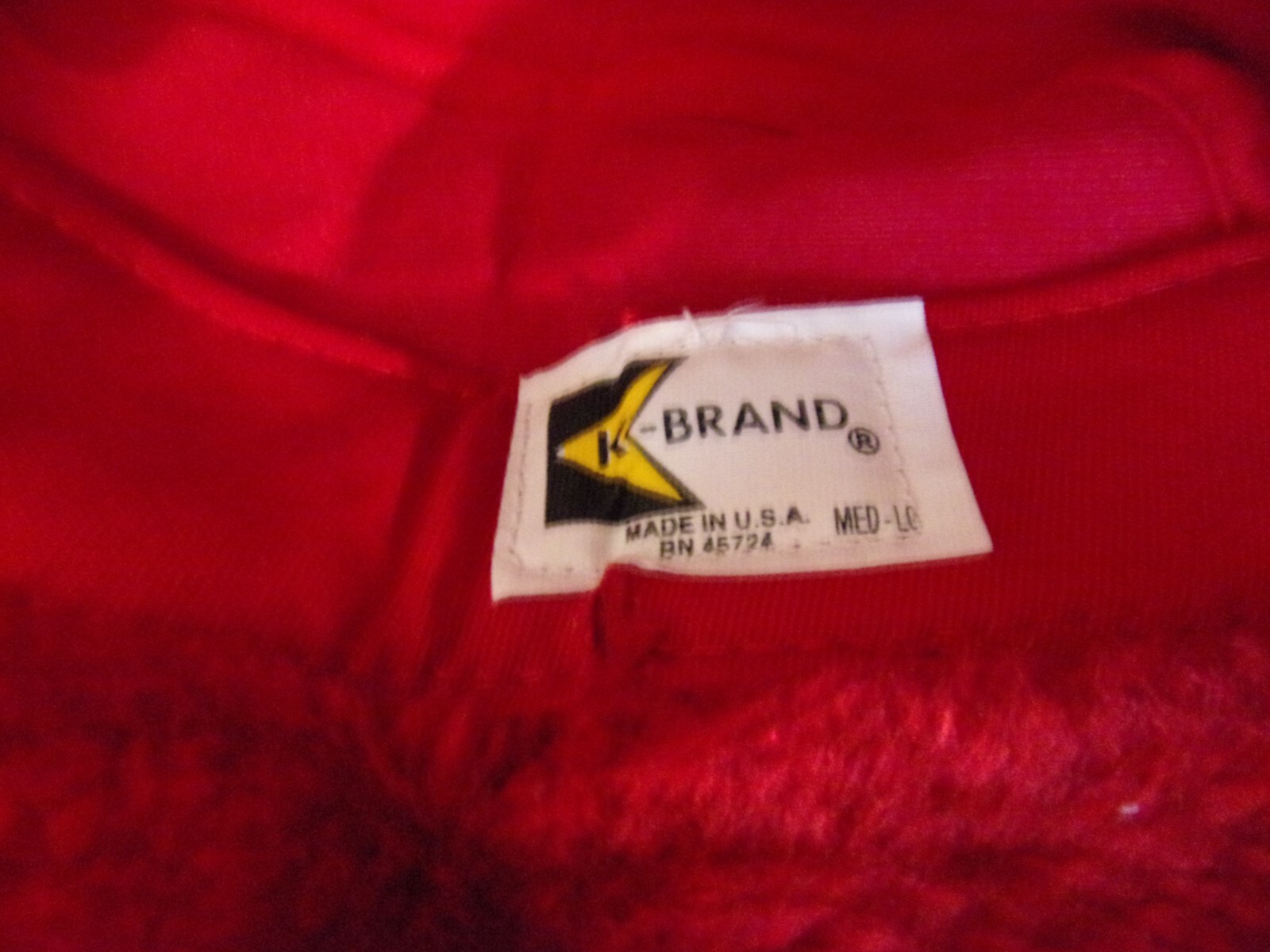 VTG ~ “Peoples Bank & Trust” K-Brand Fuzzy Ear Flap Trucker/Farmer Cap Med-Lg