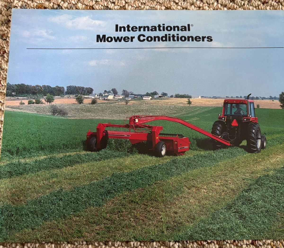 International Harvester Mower Conditioners Haybine For 1984 Brochure FCCA25