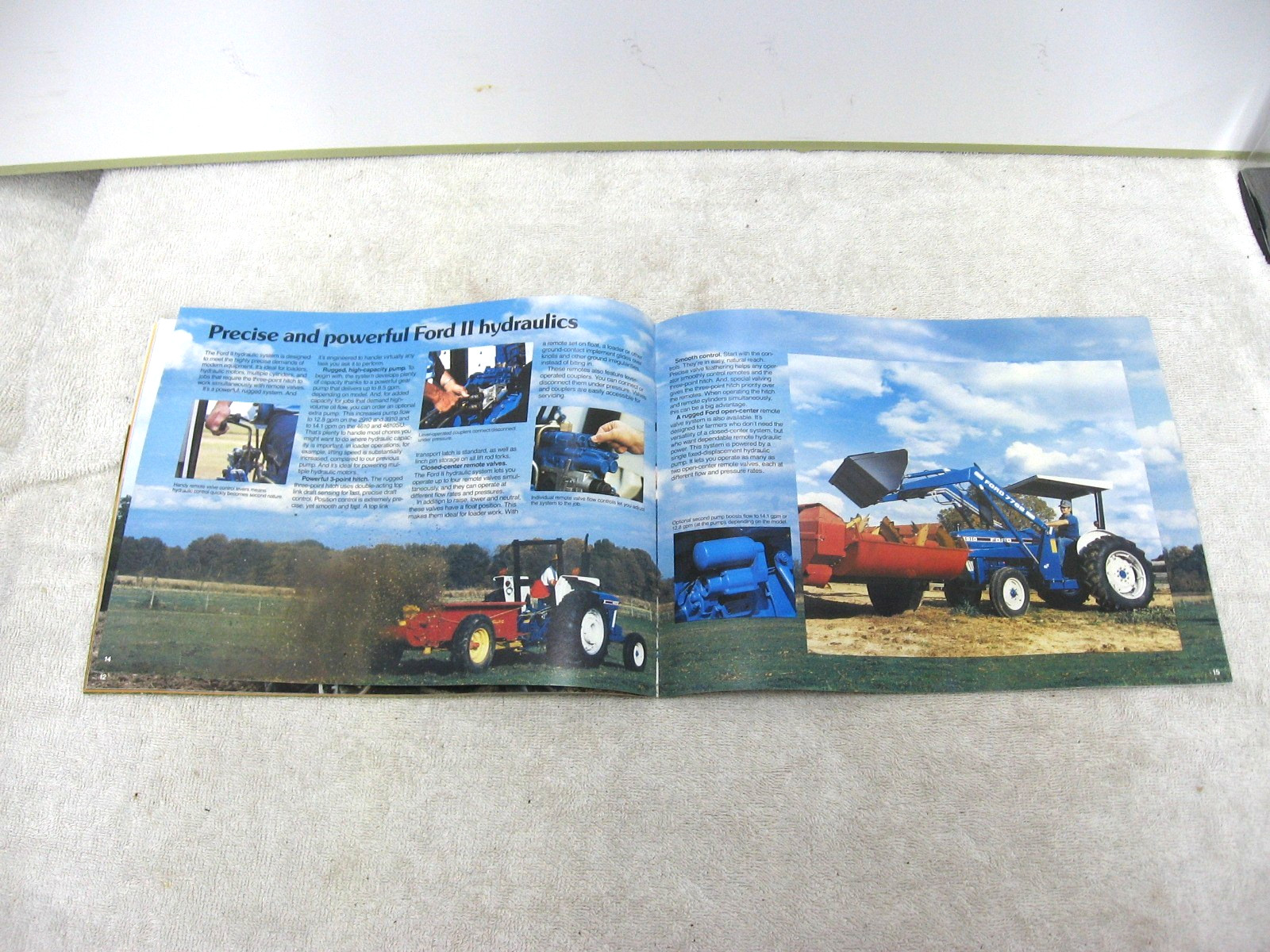 VINTAGE 1987 FORD TRACTOR 32 – 52 HP BROCHURE 2810 2910 3910 4610
