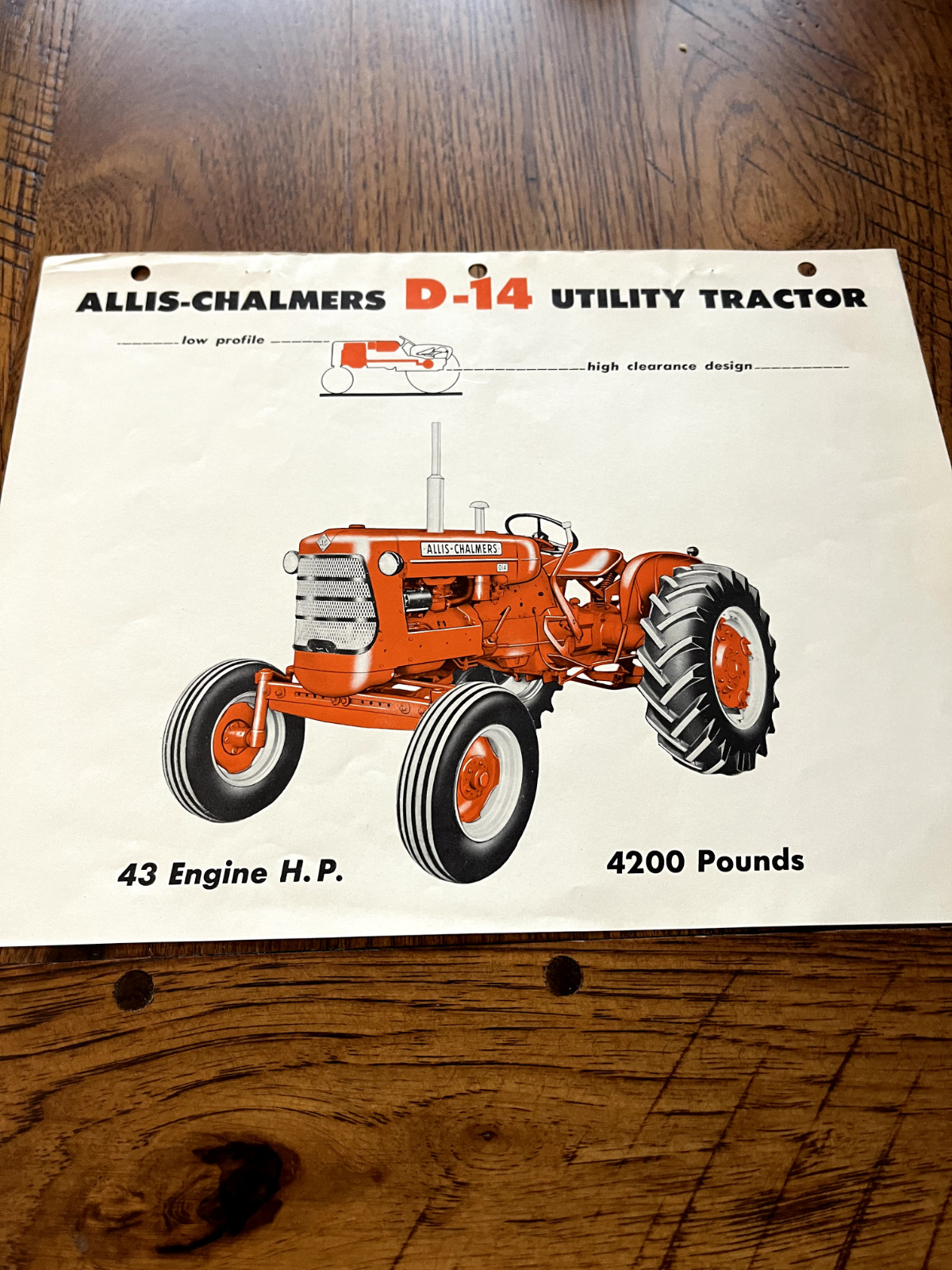 Allis Chalmers D-17 Tractor For 1960 Brochure FCCA